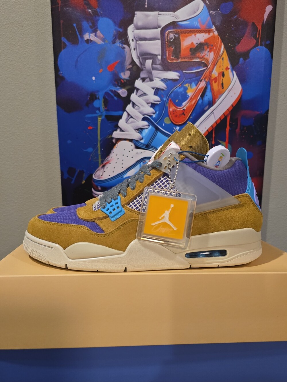 Jordan 4 Retro SP UNION Desert Moss Size 12 PREOWNED (OG ALL/CLEAN) DJ5718-300